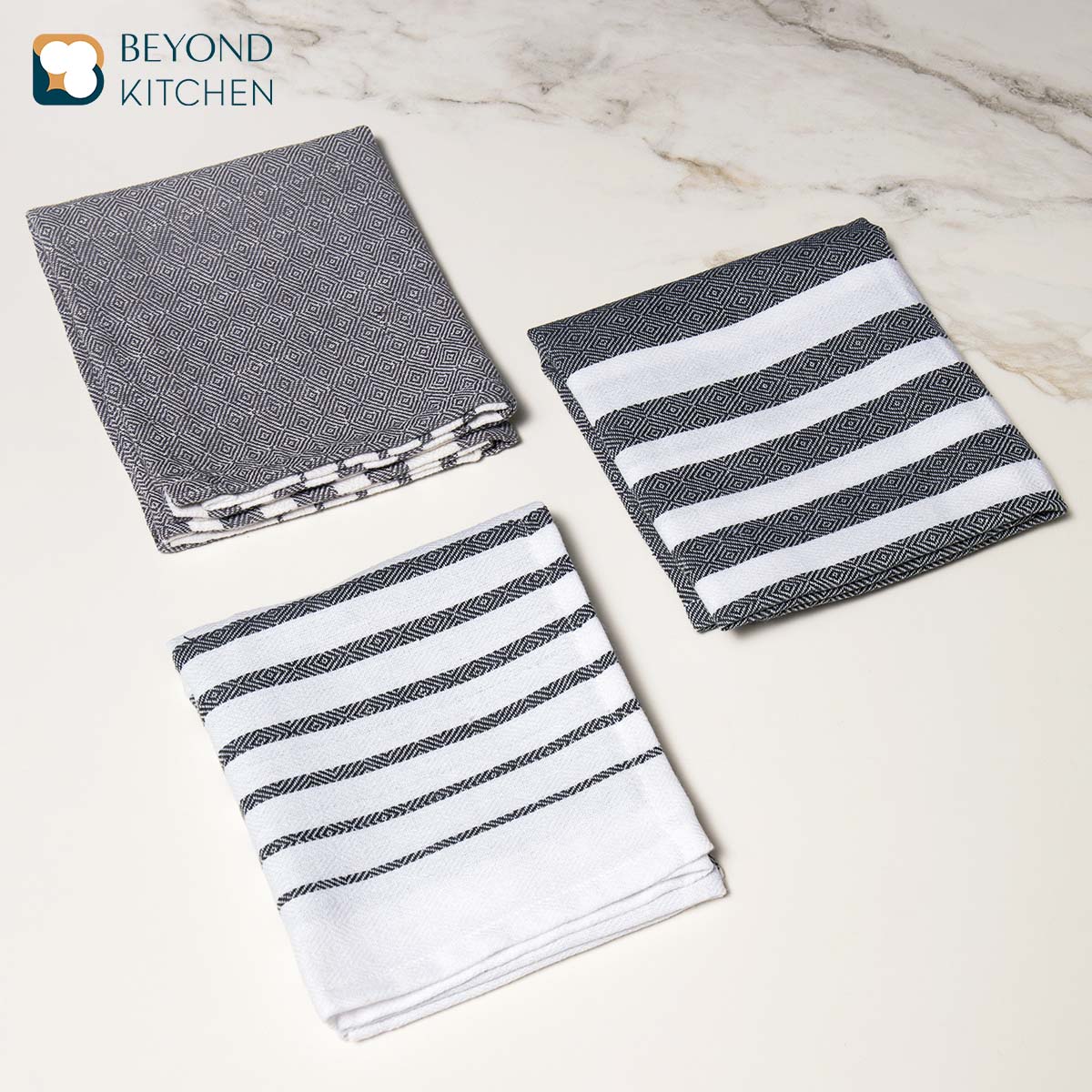 ผ้าเช็ดจากอเนกประสงค์ Beyond Kitchen รุ่น Belay 18 x28'' เซ็ท 3 ผืน (12-8522)