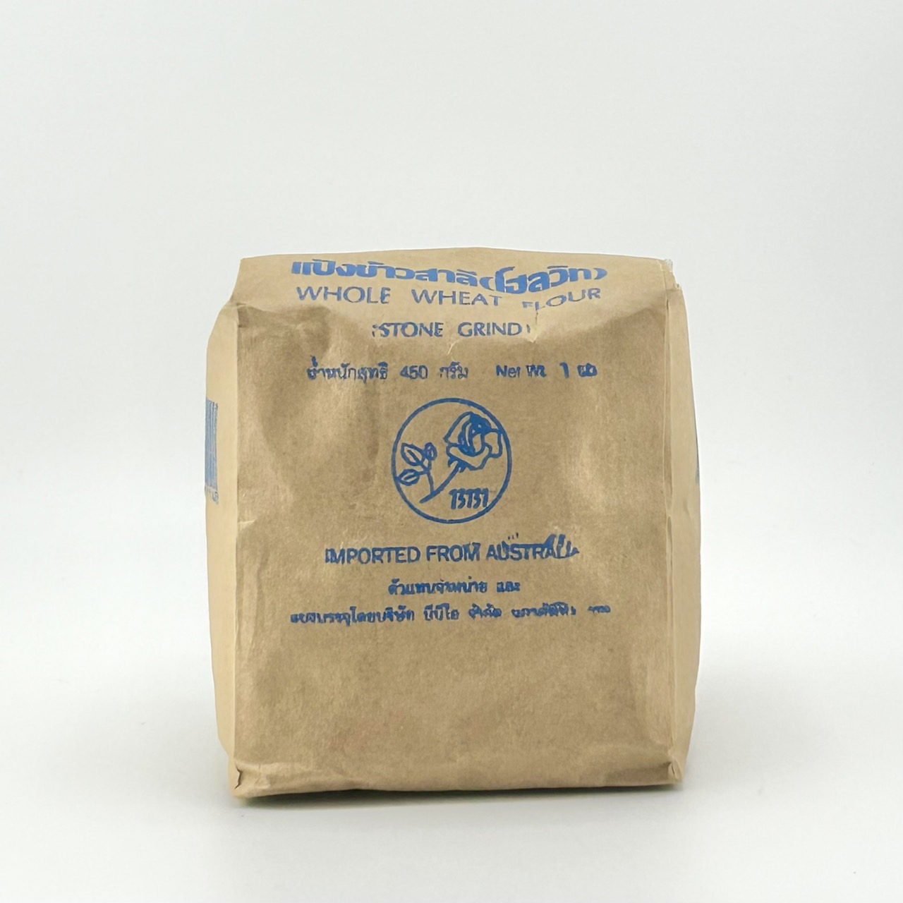 แป้งสาลีโฮลวีท BBI ถุงกระดาษ BBI Whole Wheat flour 450 g. (01-8315)