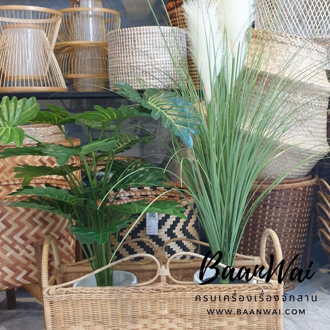 ตะกร้าทรงยาวตกแต่งสวน ตะกร้าใส่ต้นไม้