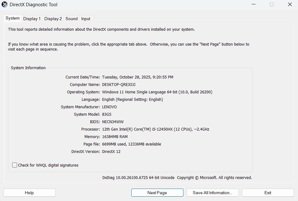 Lenovo LOQ 15IAX9 83GS001GTA Luna Grey