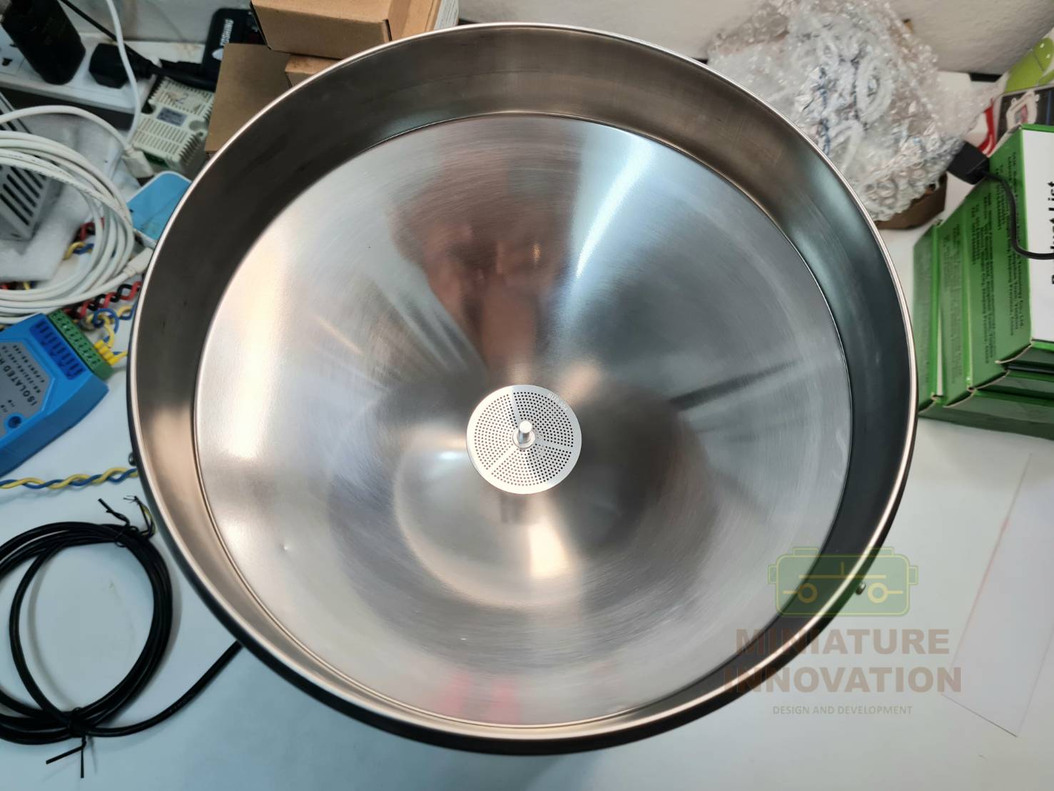 เซ็นเซอร์วัดปริมาณน้ำฝน RS485 Stainless Steel SUS304 Tipping Bucket Rain Gauge sensor output RS485 Rainfall RS485