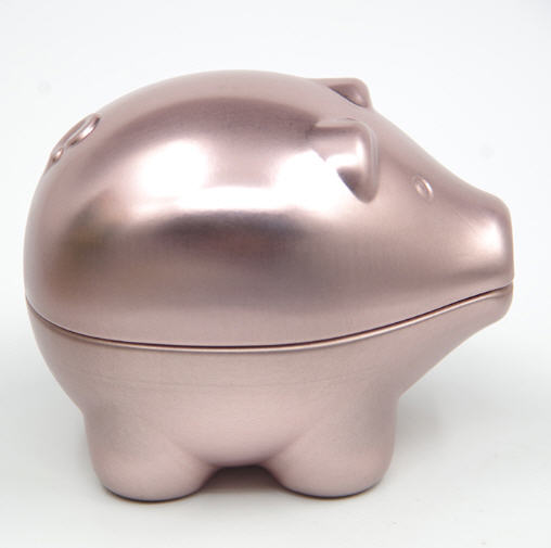 กระป๋องเหล็กหมู,กล่องเหล็กรูปหมู