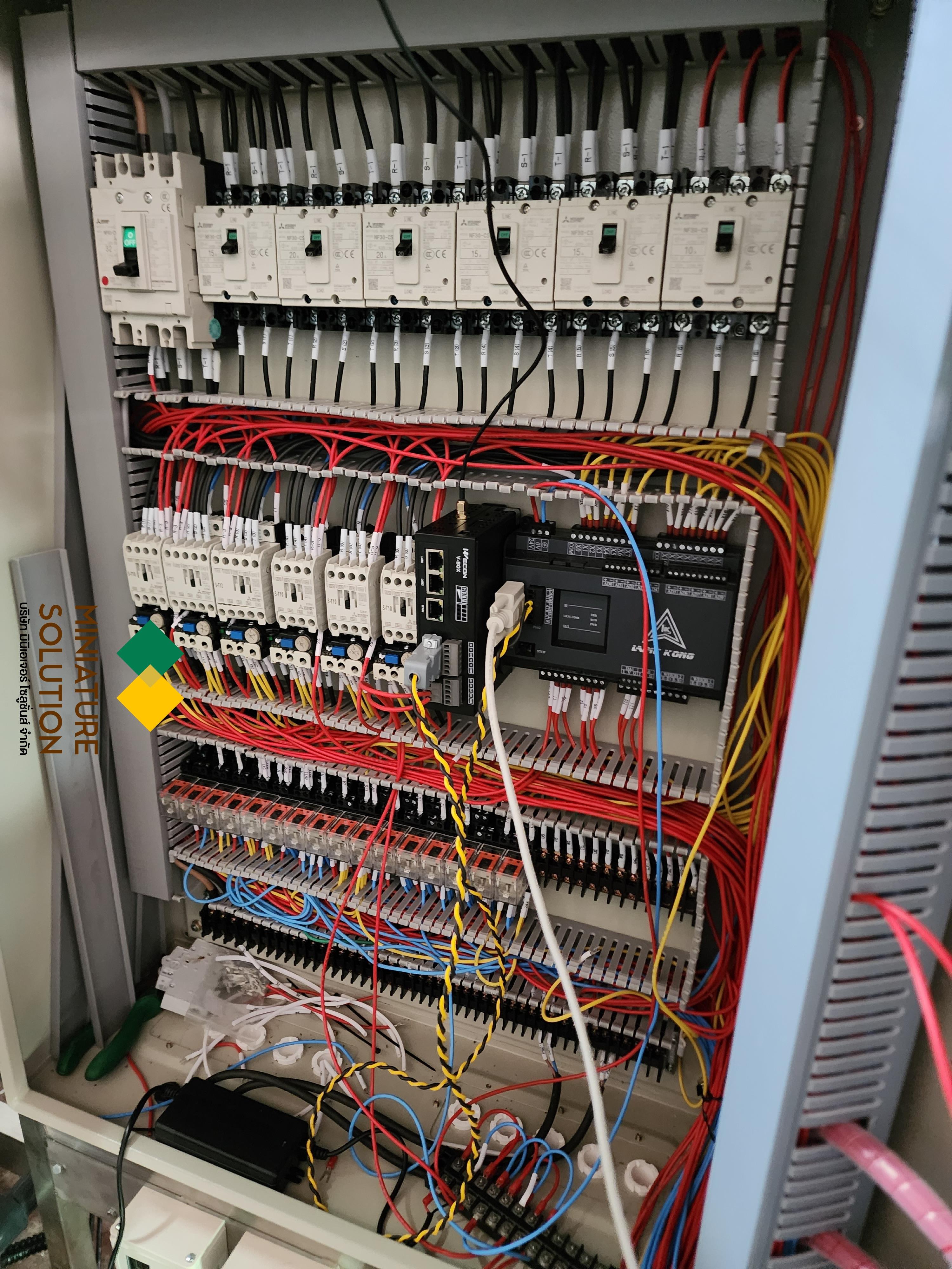 เขียนโปรแกรมควบคุมระบบเครื่องกรองน้ำ ใช้ PLC HMI IIOT