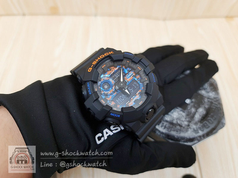 CASIO G-SHOCK นาฬิกาข้อมือ นาฬิกากันน้ำ นาฬิกาของแท้ ประกันศูนย์ CMG 1 ปี รุ่น GA-700CT-1A