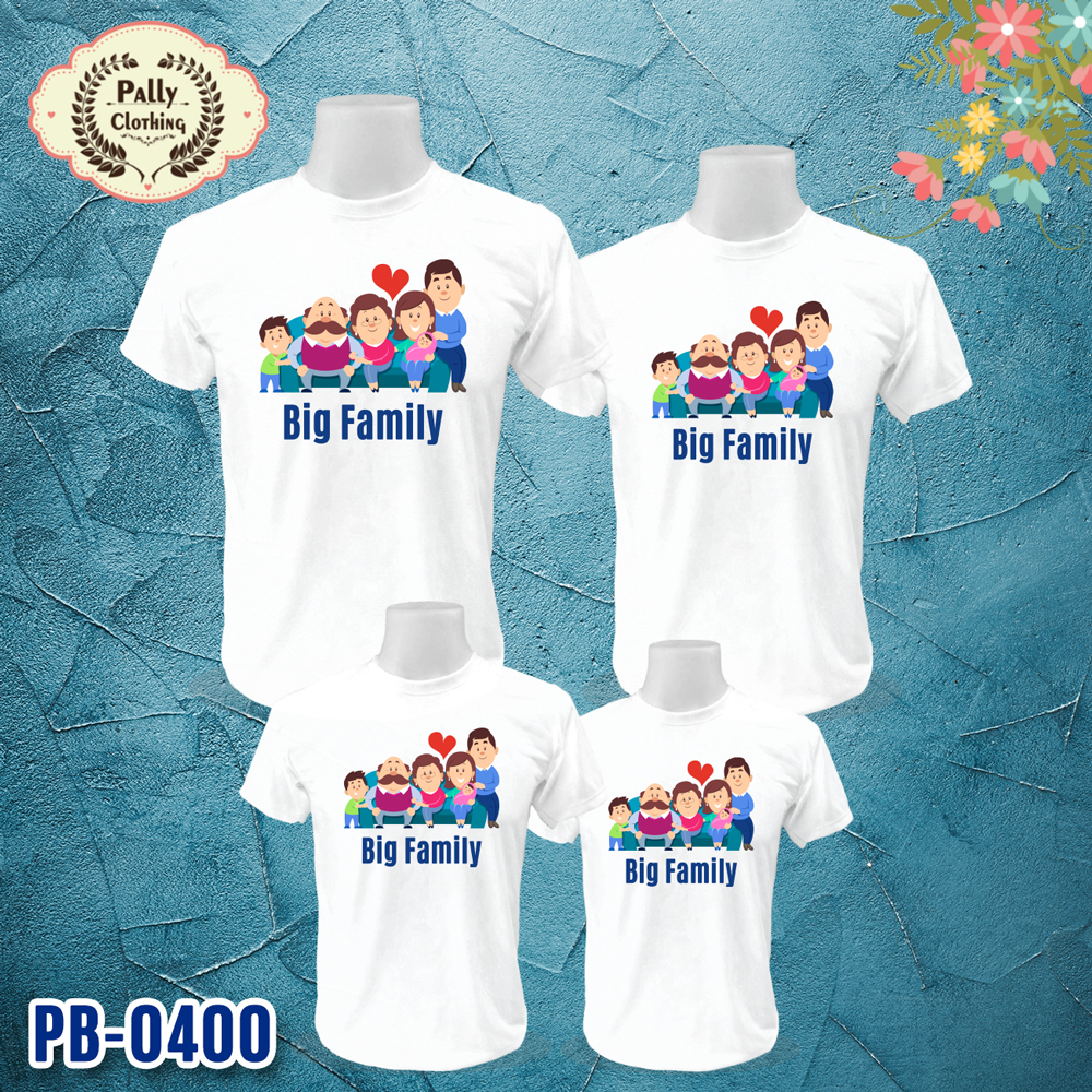 เสื้อครอบครัว PB-0400 ลาย Big Family