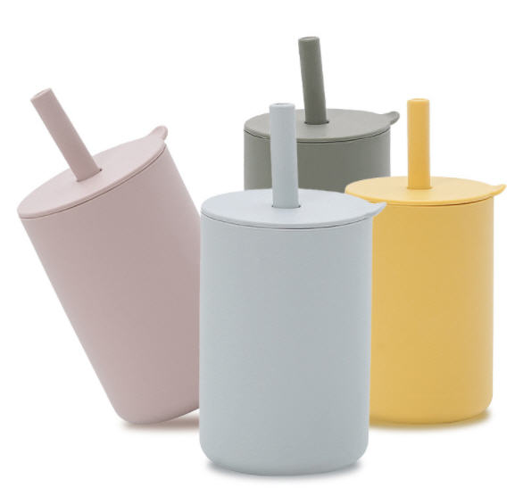 แก้วซิลิโคน,แก้วซิลิโคนพร้อมหลอด