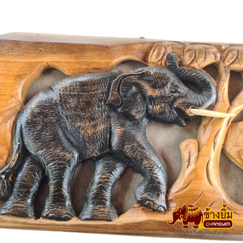 แผ่นช้างแกะสลัก