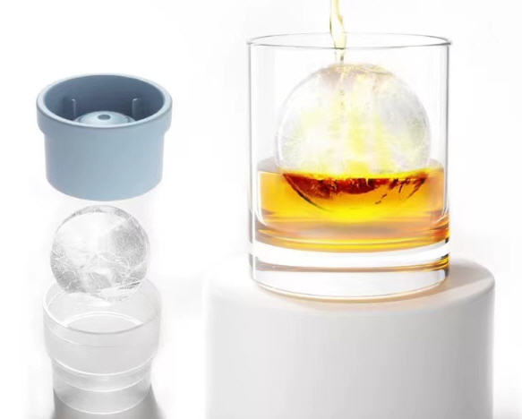 พิมพ์น้ำแข็งซิลิโคน,ซิลิโคนทำน้ำแข็งทรงกลม