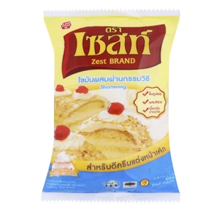 เนยขาวตราเซสท์ ขนาด 1 กก. (ยกลัง 1 KG x 15) Zest Brand Shortening (02-0063-11)