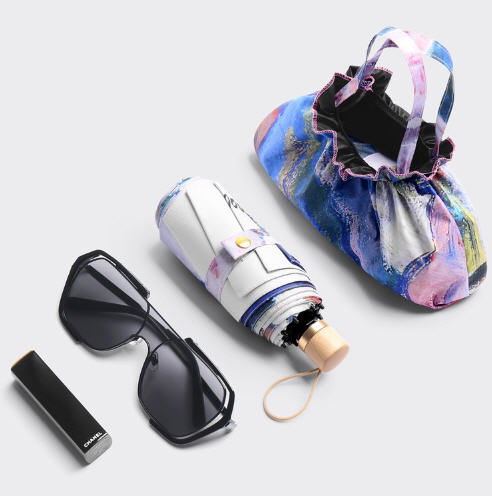 ร่มกันแดด,ร่ม,ร่มพร้อมกระเป๋า,มี2ลายให้เลือก