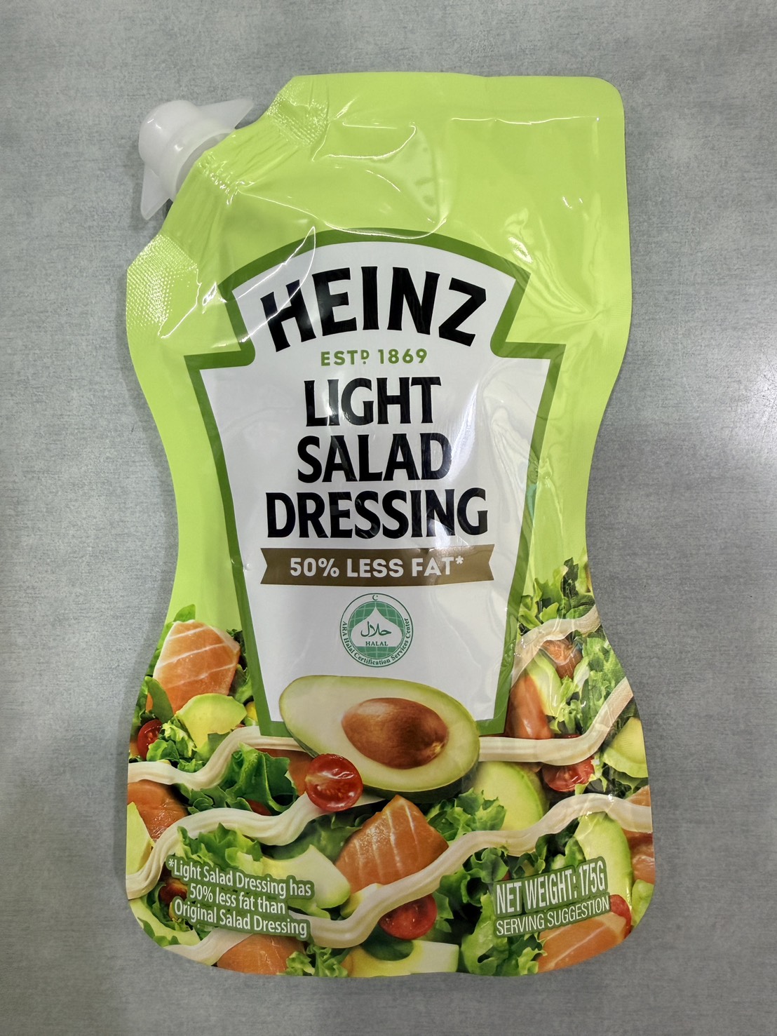 Heinz Light Salad Dressing 175 g. ไฮนซ์ น้ำสลัดสูตรไลท์ 175 กรัม (05-9233)