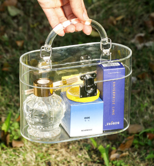 กล่องใส่ของ,กล่องอะคริลิคใส,กล่องใส่ของอะคริลิคใส,ขนาด18*12*9cm