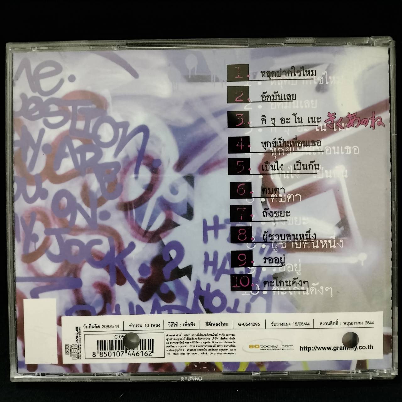 POWER PAT - เพาว์เวอร์ แพท / ปกเจาะ / มีรอยปากกาที่ปกและแผ่น / แผ่นดี