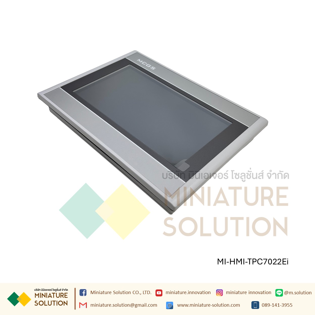 MCGS TPC7012EL 7 inches 24VDC 1COM PORT จอทัชกรีน 7 นิ้ว / TPC7022Ei Ethernet Port