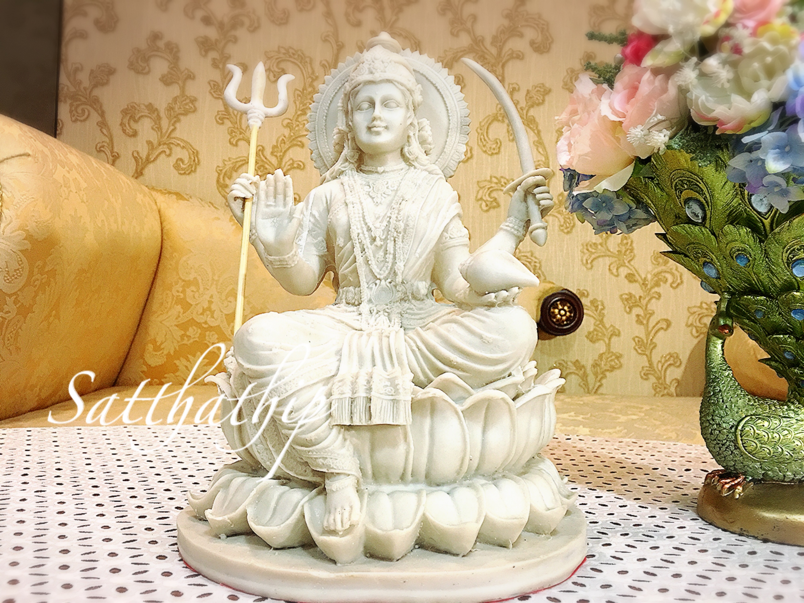 พระอุมาเทวี (เรซิ่น) - พระแม่อุมาเทวี - พระศรีมหาอุมา - Meenakshi-deity (Uma)