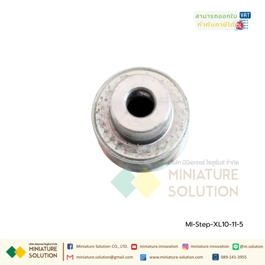 เฟืองสายพานร่อง ไทม์มิ่งพูลเลย์ มู่เล่ย์ BF width 11 Timing Pulley (XL10 teeth, both sides flat, slot width 11, inner hole 5)