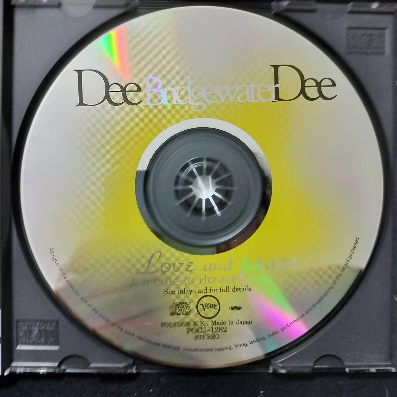 Dee Dee Bridgewater – Love and Peace / JAPAN / แผ่นดี / มี Obi