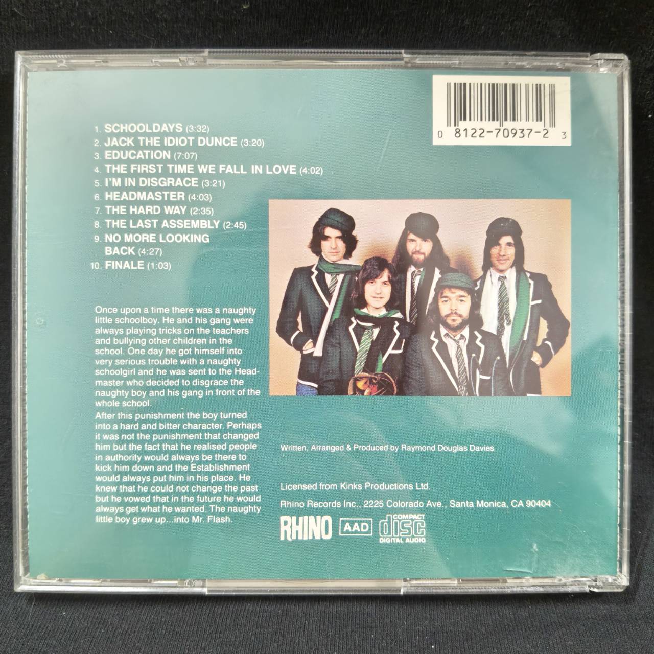 The Kinks – Schoolboys In Disgrace / USA / แผ่นสวย