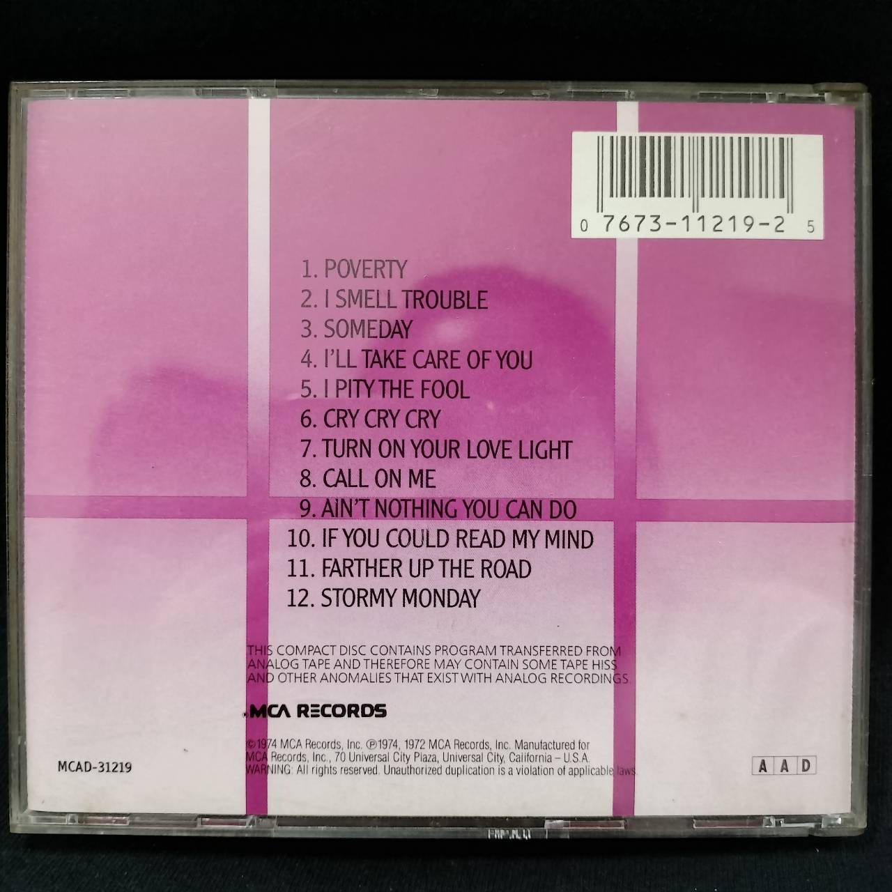 Bobby Bland – The Best Of Bobby Bland / JAPAN / ปกมีจุดเหลือง / แผ่นดี