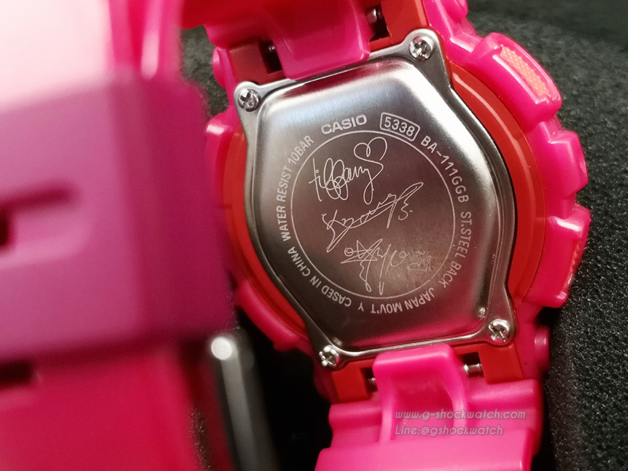 CASIO BABY-G นาฬิกาข้อมือ นาฬิกากันน้ำ นาฬิกาของแท้ ประกันศูนย์ CMG 1 ปี รุ่น BA-111GGB-4A Limited Edition (BABY-G 20th Anniversary x GIRLS GENERATION)