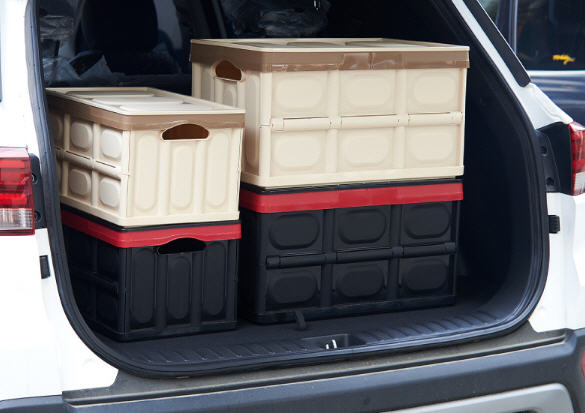 กล่องพับได้พร้อมฝาไม้,กล่องพับได้,กล่องอเนกประสงค์,กล่องเก็บของ,ขนาด42*29*23cm,ขนาด52*36*29cm