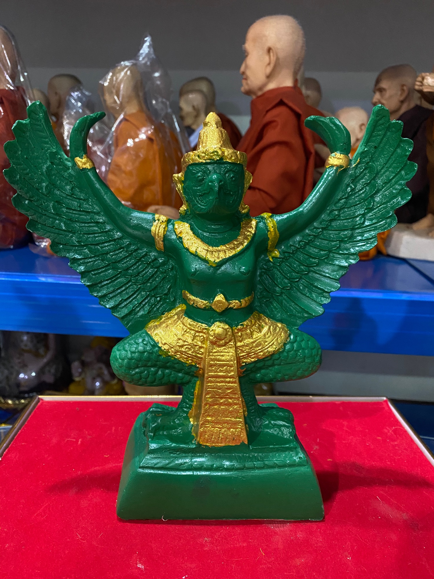 พญาครุฑ ครุฑ กว้าง8นิ้ว สูง9นิ้วครึ่ง