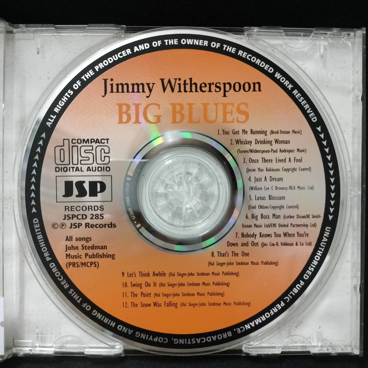 Jimmy Witherspoon – Big Blues / ไม่ระบุ / มีรอยบ้าง