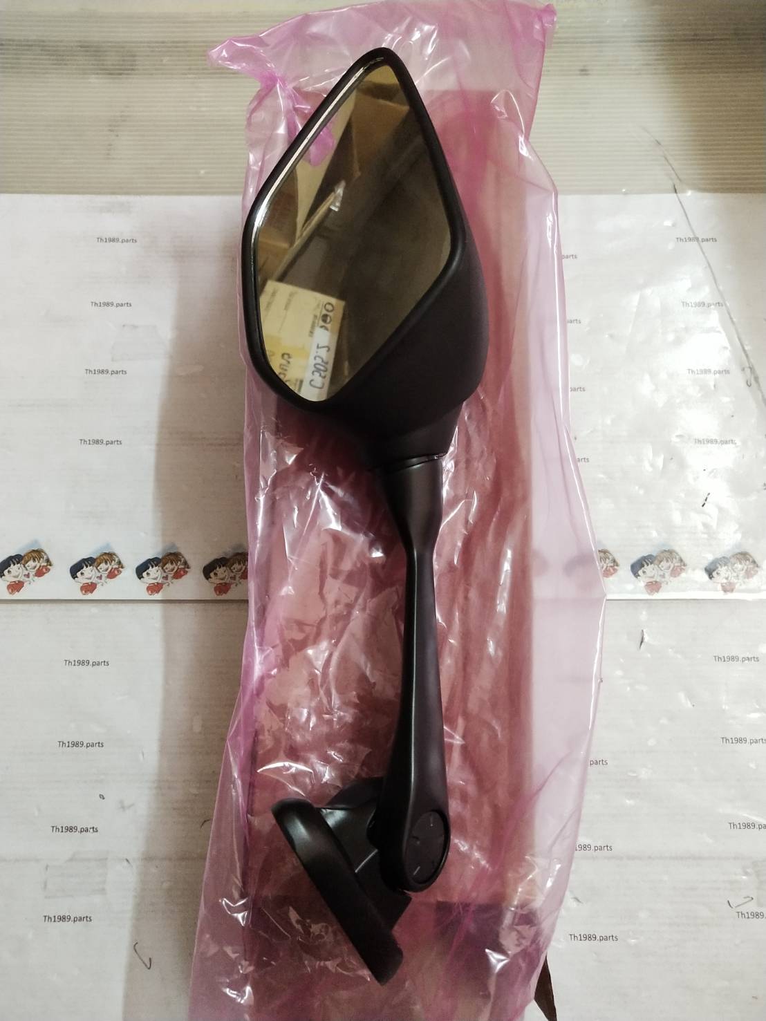 กระจกมองหลังซ้าย L R15 ALL NEW 2017-2020 , R15 CONNECTED 2022 อะไหล่แท้ YAMAHA BK7-F6280-00