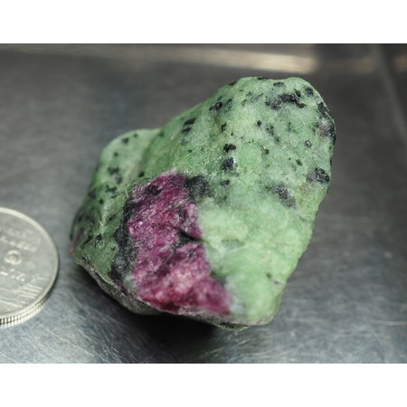 พลอยทับทิมซอยไซต์ (Ruby in Zoisite ) 238.25 กะรัต
