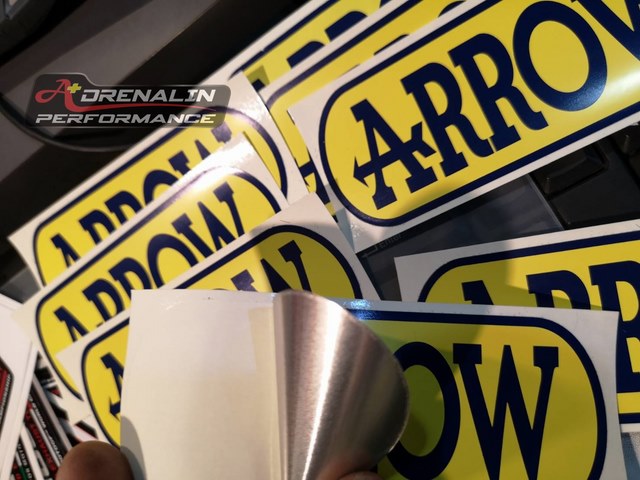 สติ๊กเกอร์ ARROW สำหรับติดท่อ อลูมิเนียมฟลอย กันความร้อน ของแท้