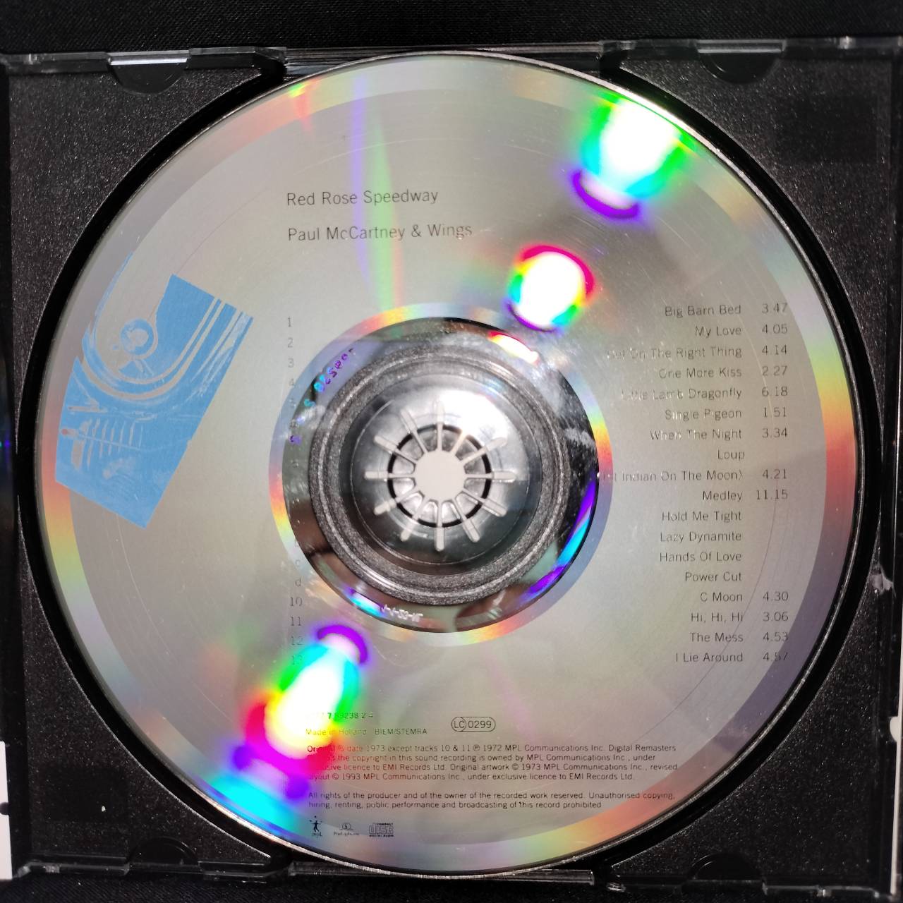 Paul McCartney & Wings – Red Rose Speedway / HOLLAND / ฝากล่องหัก / ปกในมีจุดเหลืองเล็กน้อย / แผ่นดี