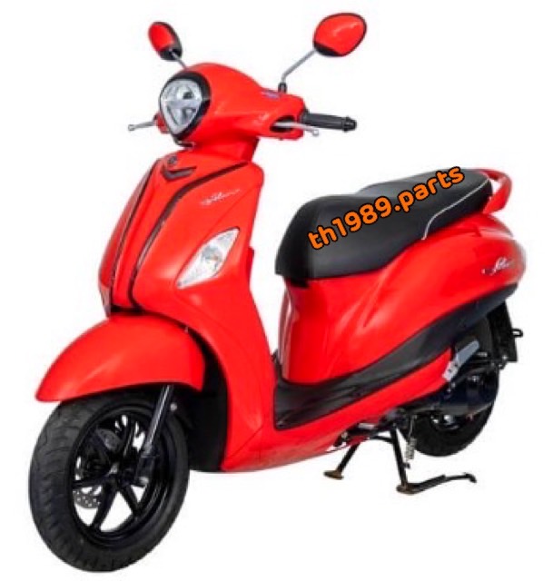 B8B-F1511-00-P8 บังโคลนหน้าสีเเดงสด (1763, VRCD) GRAND FILANO HYBRID 2019 อะไหล่แท้ YAMAHA