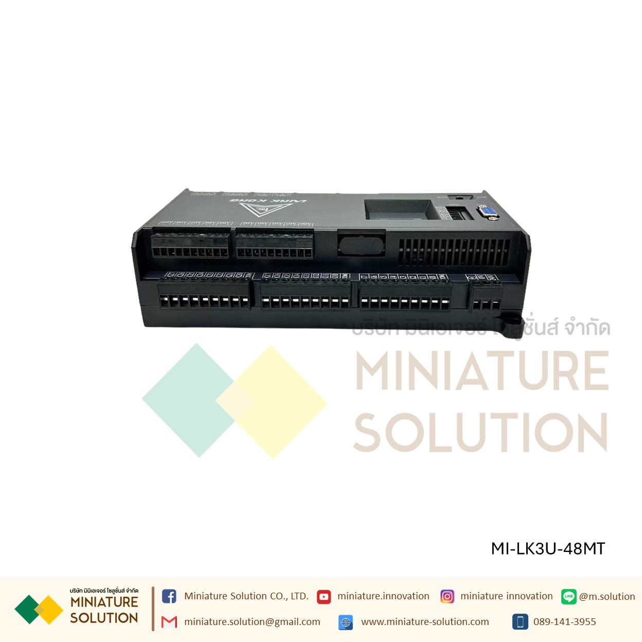 PLC LK3U-48MT-10AD-2DA MITSU GXWork