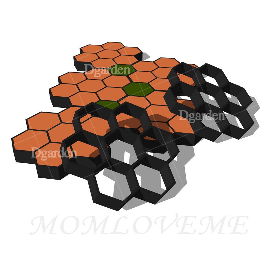 แม่พิมพ์ทางเดิน ลายรังผึ้ง D5