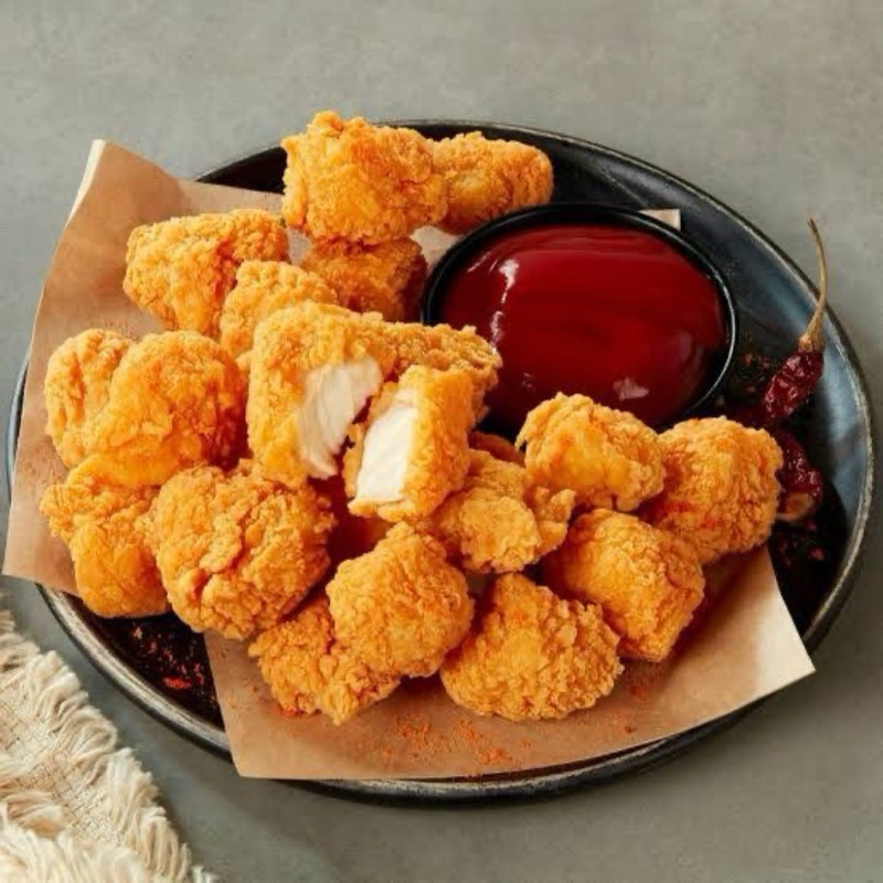 ไก่ป๊อป รสดั้งเดิม ตราไก่ปันสุข 1 Kg. (สินค้าแช่แข็ง) (05-9128)