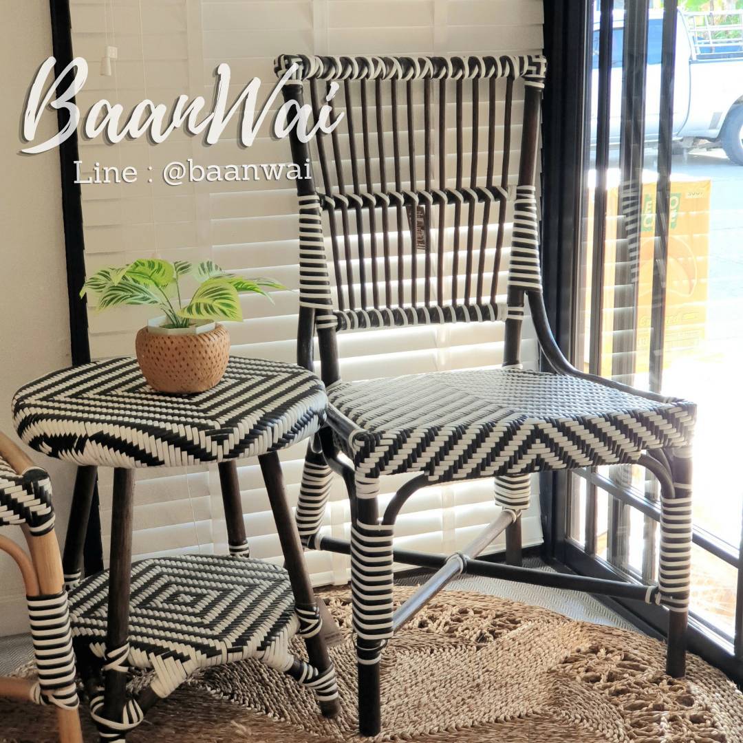 ชุดหวายเทียม สไตล์มินิมอล Bistro Chair Set