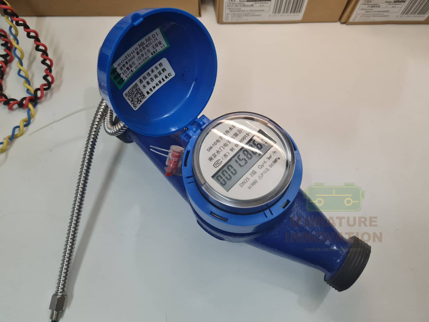 ดิจิตอล มิเตอร์วัดการใช้น้ำ RS485 Water Flow Meter RS485 MODBUS output DN25 1"