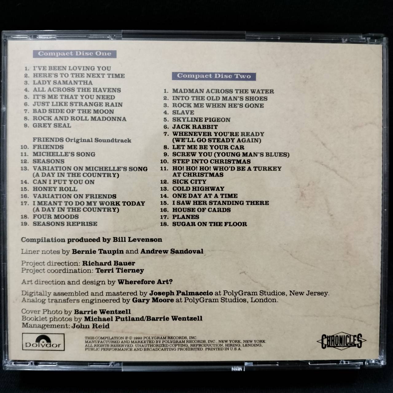 Elton John – Rare Masters / USA / 2CD / มีรอยบ้าง