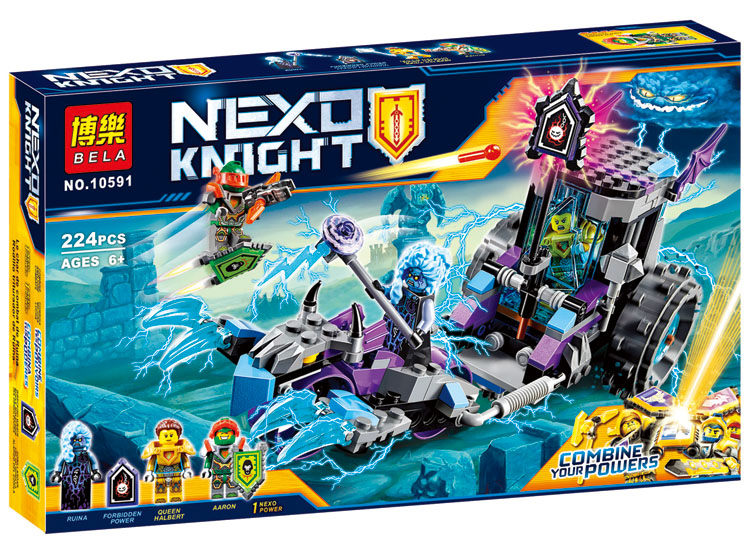 เลโก้จีน BELA.10591 ชุด NEXO Knights Ruina’s Lock & Roller