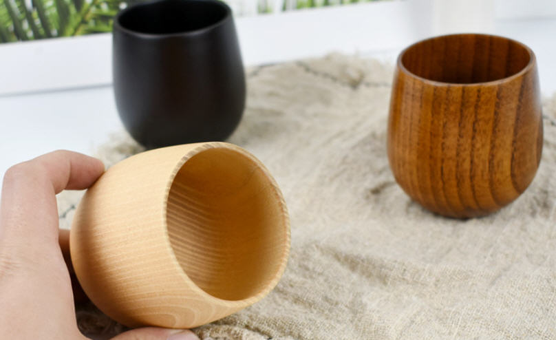 ถ้วยแก้วกาแฟ,แก้วไม้,แก้วชาเขียว