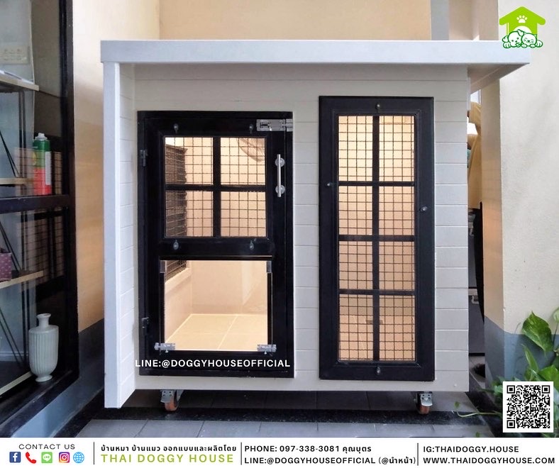 บ้านหมา แบบบ้าน Box style