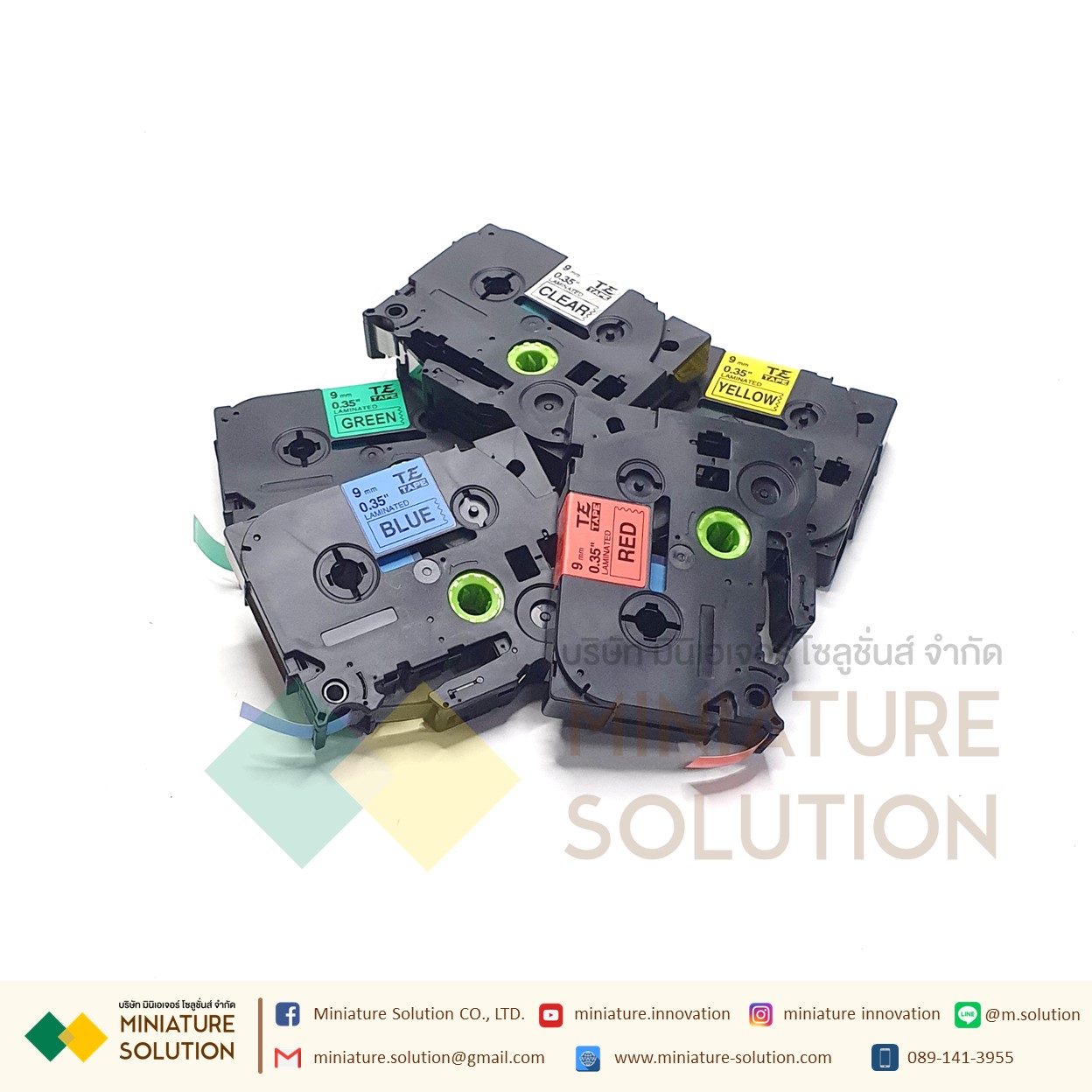 Brother PT-E115B label machine ribbon เทปพิมพ์อักษร 9 มม. ลาเบลสติ๊กเกอร์ กล่องใหญ่ สำหรับเครื่อง printing paper belt PT-E100B D210 TZ-231TAPR CASSETTE