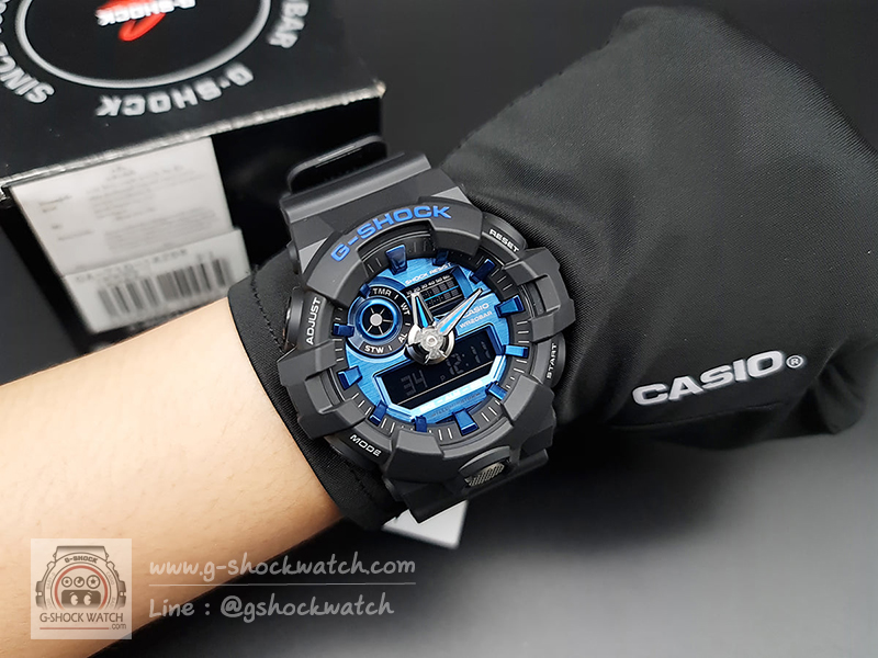 CASIO G-SHOCK นาฬิกาข้อมือ นาฬิกากันน้ำ นาฬิกาของแท้ ประกันศูนย์ CMG 1 ปี รุ่น GA-710-1A2