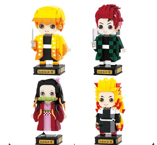 เลโก้จีน LP 28001-28004 ชุด Demon Slayer ดาบพิฆาตอสูร