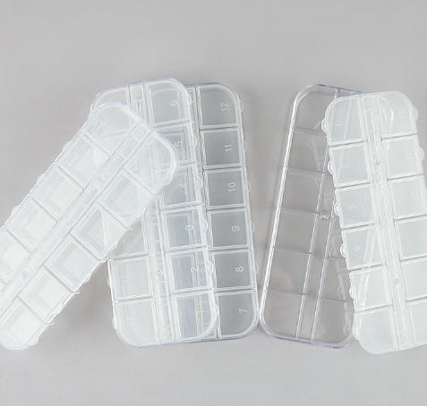 กล่องใส่ยา,กล่องใส่ยาพลาสติก,กล่องใส่ยา12ช่อง