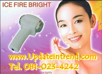 เครื่องนวดหน้า ร้อน-เย็น ทรงค้อน Ice Fire Bright Skin Instrument