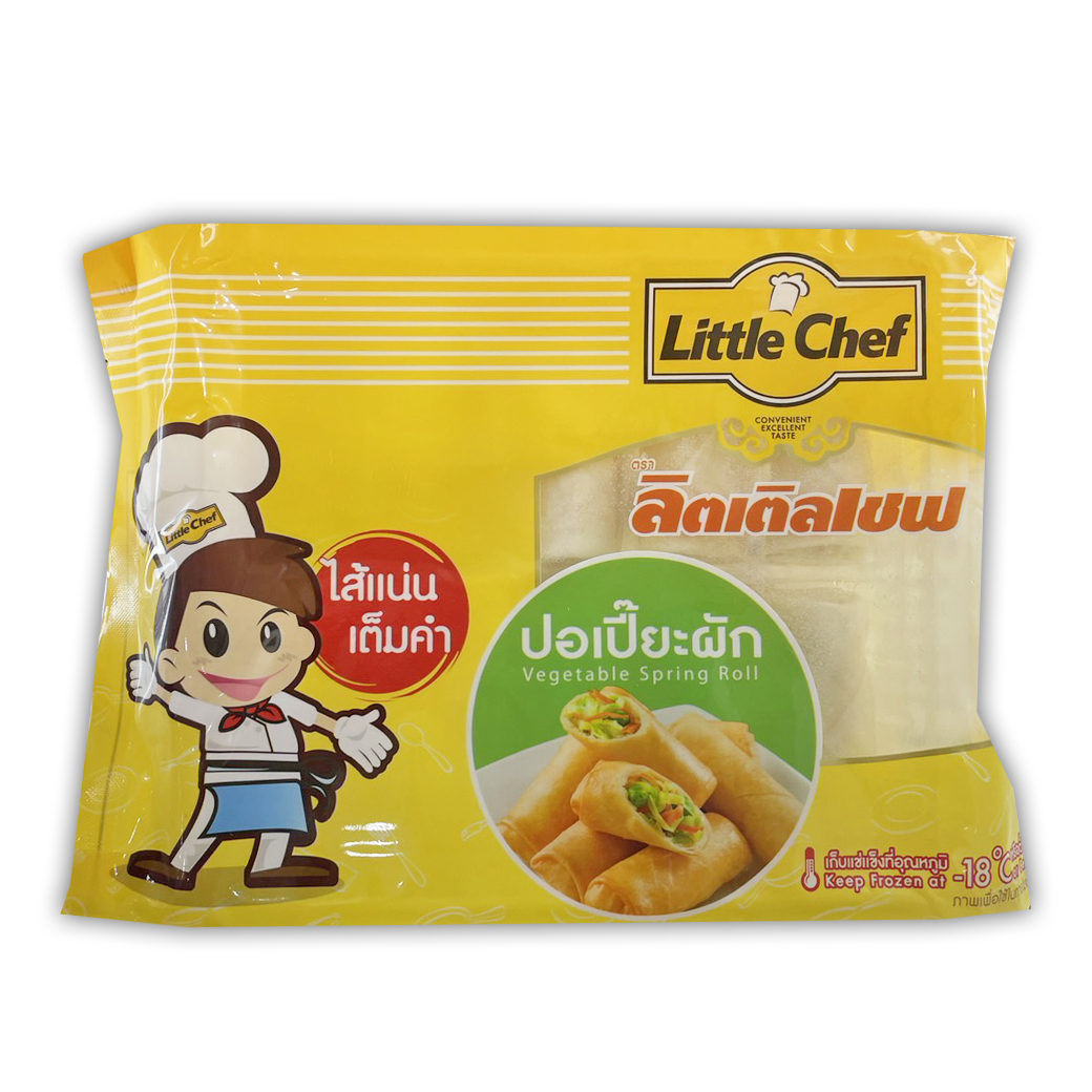 Little Chef Vegetable Spring Roll ลิตเติ้ลเชฟ เปาะเปี๊ยะผัก แช่แข็ง 200g. (Frozen) (05-8845)