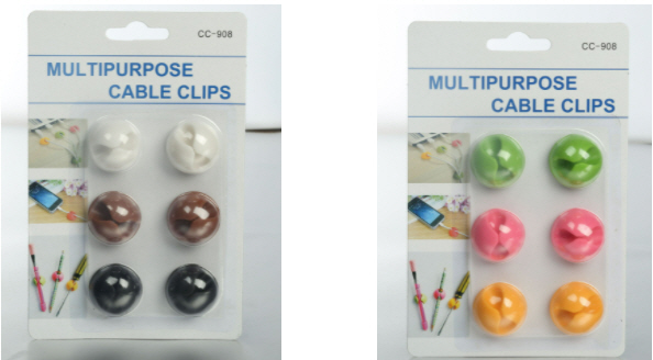 ที่เก็บสายไฟ,ที่จัดระเบียบสายไฟ,6ชิ้น