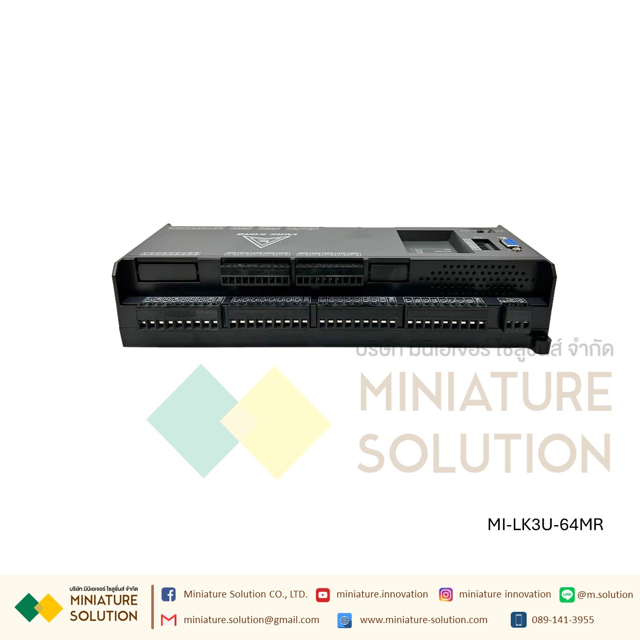 PLC LK3U-64MR-10AD-2DA Mitsu GXwork