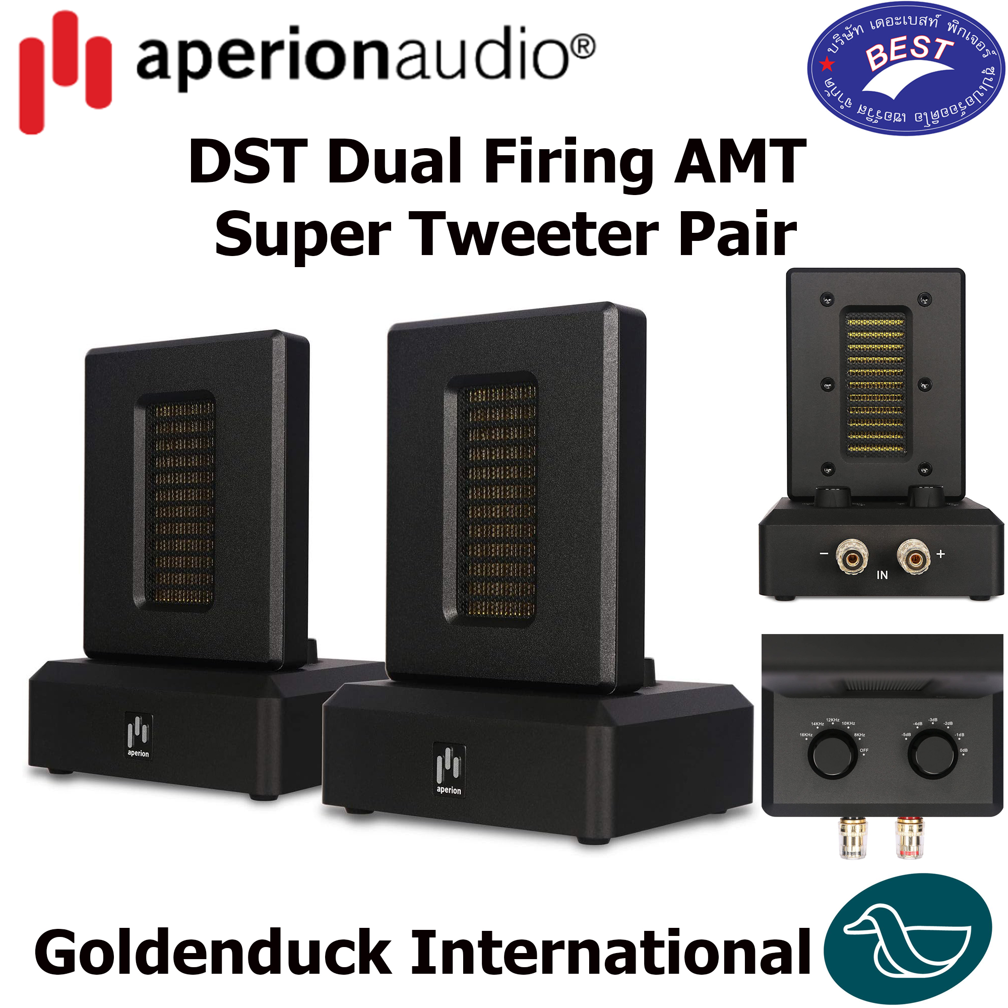 Aperion audio DST Dual Firing AMT Super Tweeter Pair